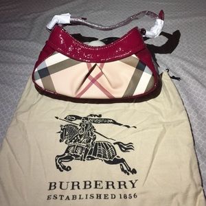 Burberry Children's Mini Swan Tote! Cherry Color!