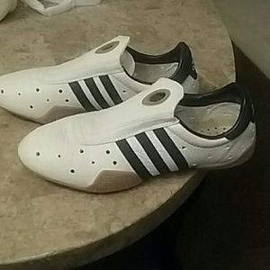 Black and white Adidas