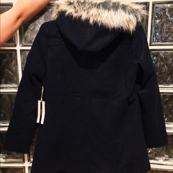 Forever 21 Faux Fur Pea Coat - Picture 4 of 4