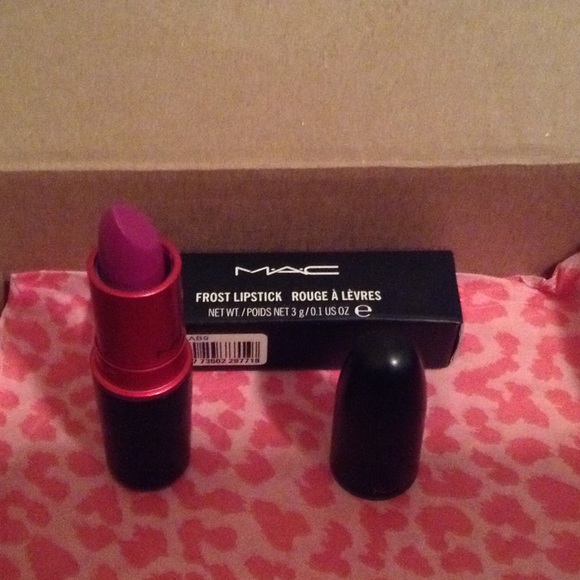 MAC Bright Pink Frost Lipstick NIB