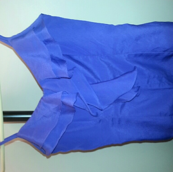 Adorable Purple Ruffle Tank Top - Picture 2 of 4