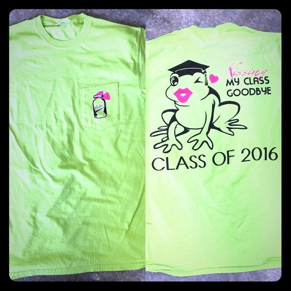 Parlee's Preppy Class of 2016 Tee Lime Green S