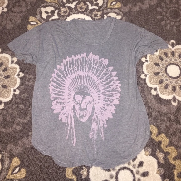 SUPER SOFT oversized native skull t-shirt
