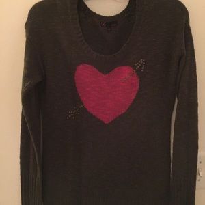 Teal Valentine's sweater