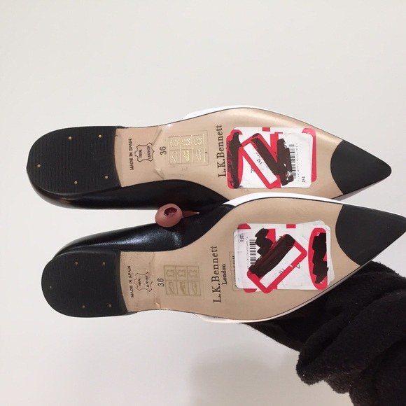 L.K. Bennett authentic d'orsay flats Sz 6 new - Picture 3 of 4