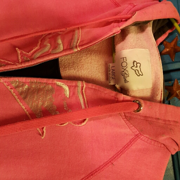 fox jacket  neon pink very good shape j - Picture 1 of 4