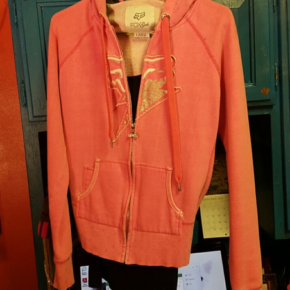 fox jacket  neon pink very good shape j - Picture 2 of 4