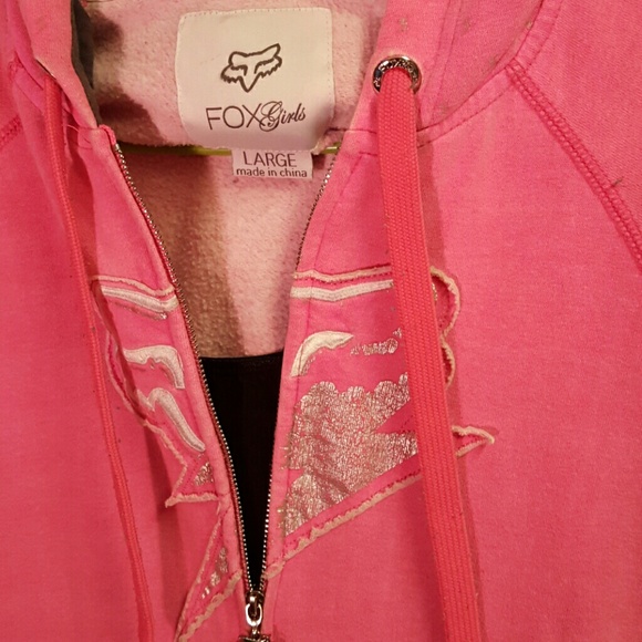 fox jacket  neon pink very good shape j - Picture 3 of 4