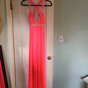 Pink formal dress
