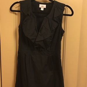 LOFT black shirt sleeve dress