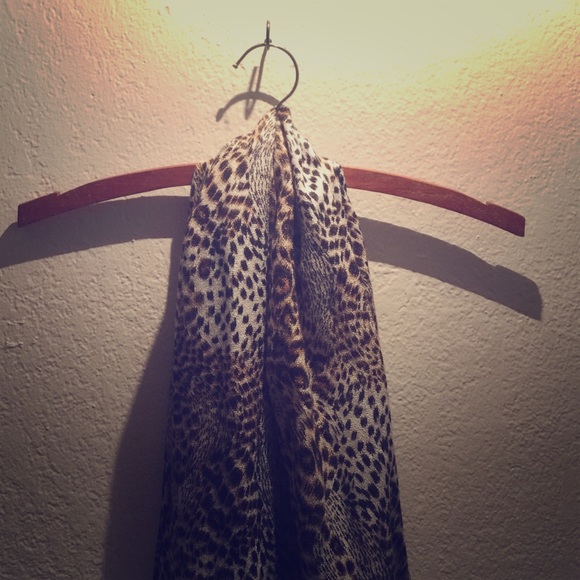 Animal print scarf