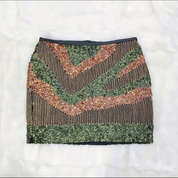 H&M Sequin Mini Skirt