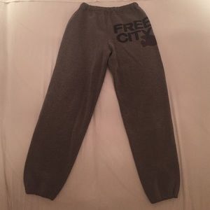 Free City gray sweatpants