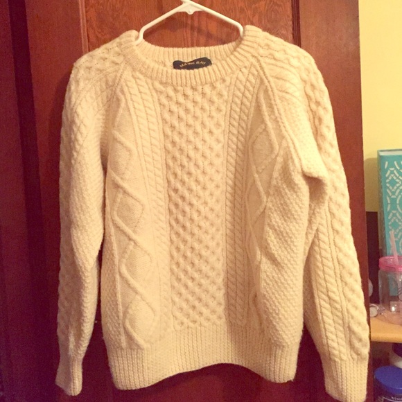 Cream wool sweater