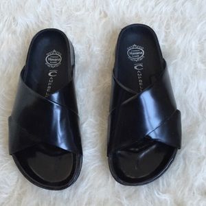 JC Black Slip Ons