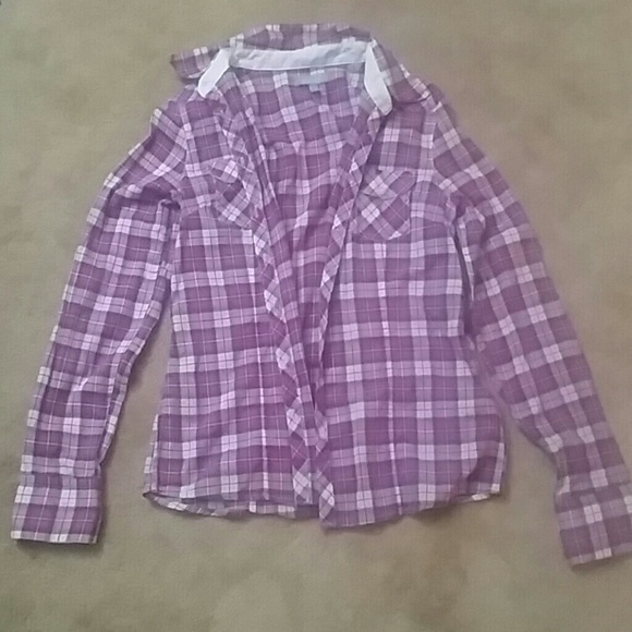 Delia's Purple Long Sleeve Shirt