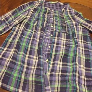 Multicolor old navy tunic.