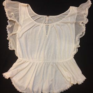 Free People lace top