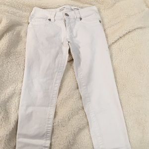 White cropped Seven jeans