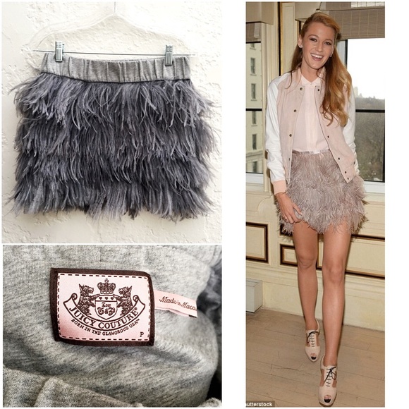 ostrich feather mini dress