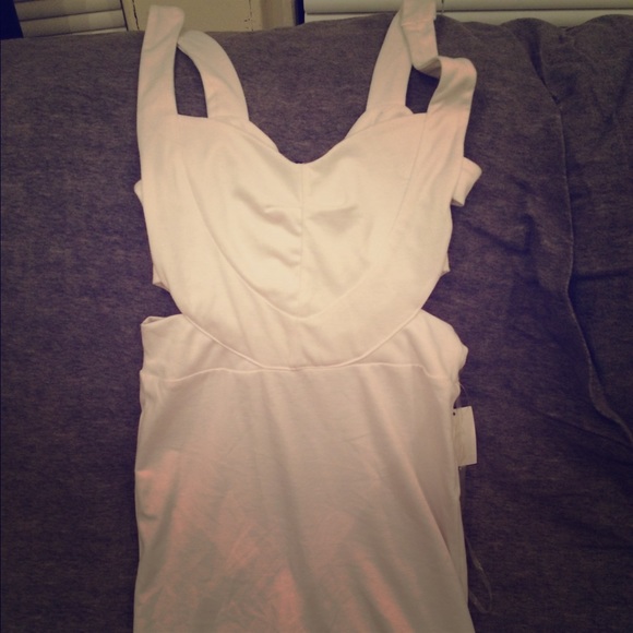 Fun cut out back party dress