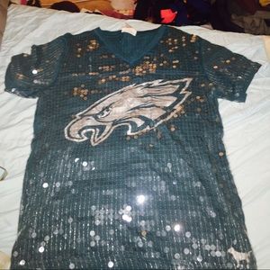 VS Pink Philadelphia Eagles sequin t-shirt