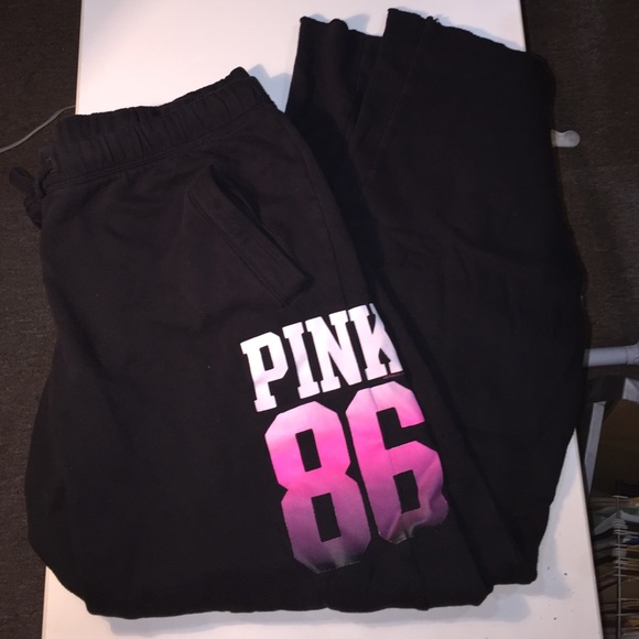 Black Victoria's Secret sweat pants