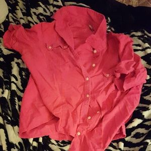 Cute pink short sleeve shirt