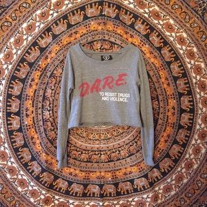 Cropped DARE Sweatshirt