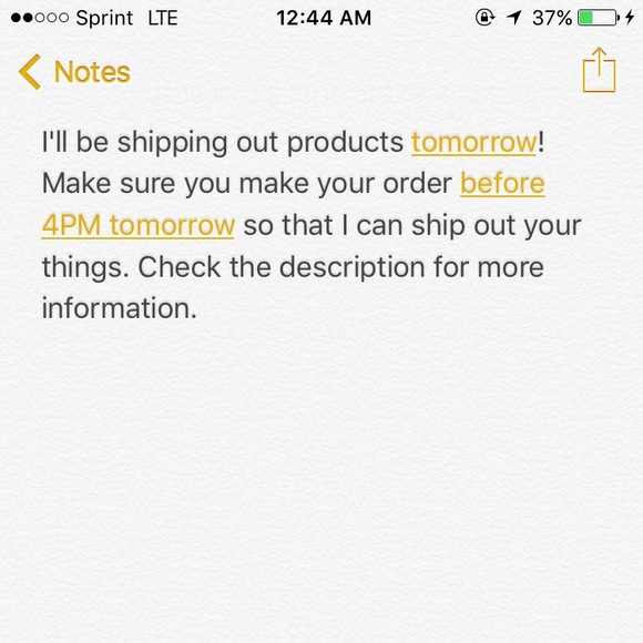 ✨SHIPPING PRODUCTS TOMORROW✨