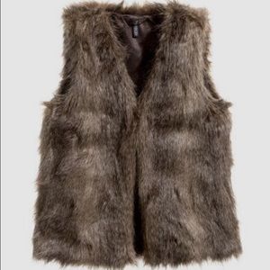 International: Faux Fur Vest
