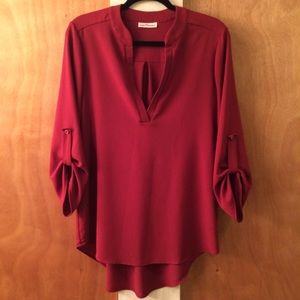 Dainty Hooligan "3/4 Button Sleeve Blouse"