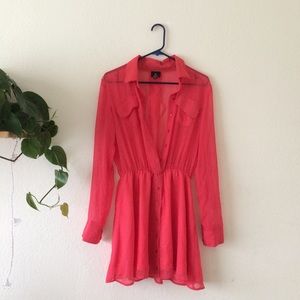 button up dress