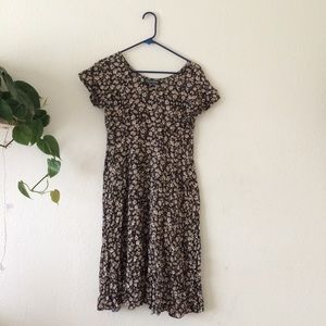 vintage floral dress