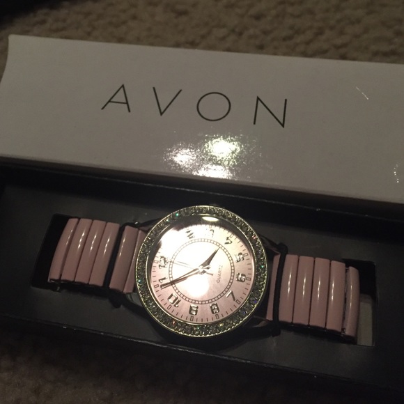 Avon pink watch