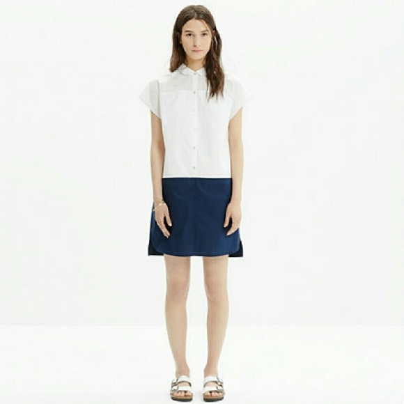 Vista shirtdress in colorblock