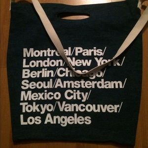 AMERICAN APPAREL DENIM CITY BAG (ON HOLD)