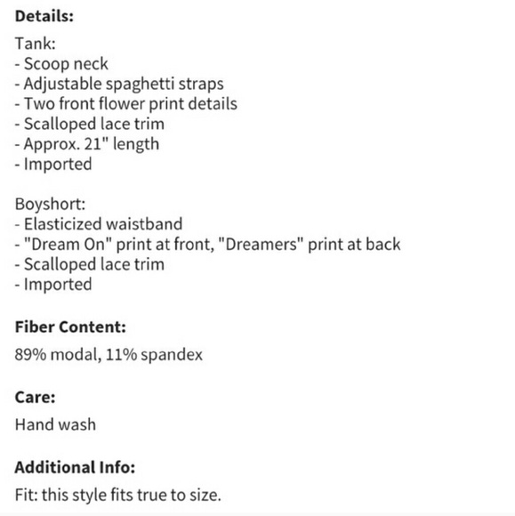 *LAST ONE* WILDFOX "Dreamer" Sleep Set - Picture 4 of 4