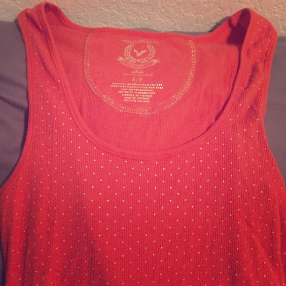 AE polka dot tank