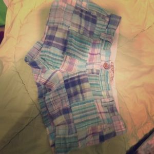 Plaid shorts