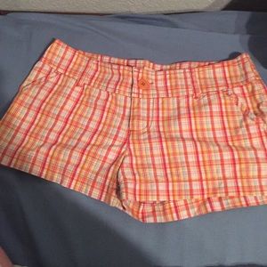 Plaid shorts