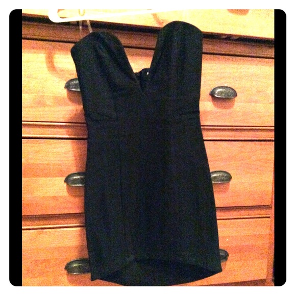 Deep V going out/Vegas dress in black