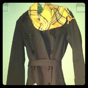 Banana Republic Navy trench coat
