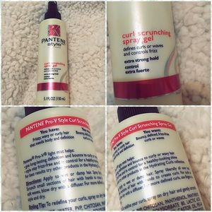 Not in stores - Pantene curl scrunching spray gel