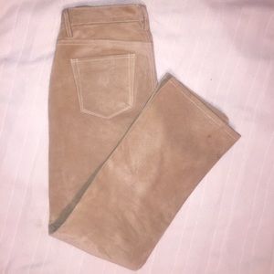 Suede Jeans