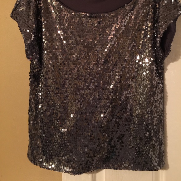 Express sequin shirt. - Picture 2 of 3