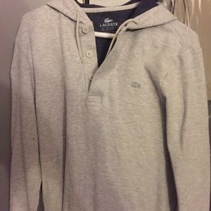Men's Lacoste Pull Over w Hood. (Make an offer)