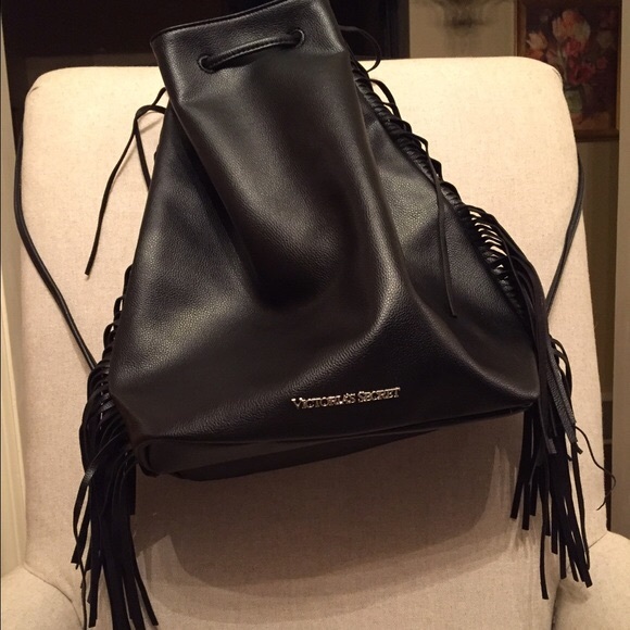 Victoria secret fringe backpack