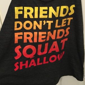 Crossfit tank burnout racer back flowy fit