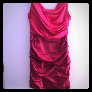 Colorblock cocktail dress